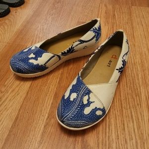 Batik Platform Ballet Shoes